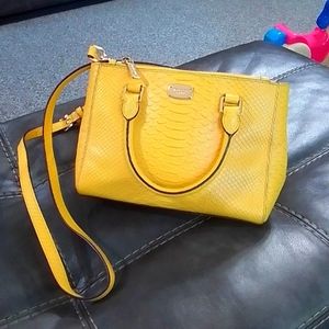 NWOT-Michael Kors Snake Embossed/Leather Shoulder/Crossbody